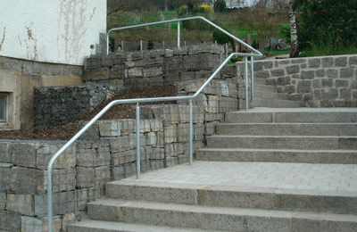 Geländer Steintreppe
